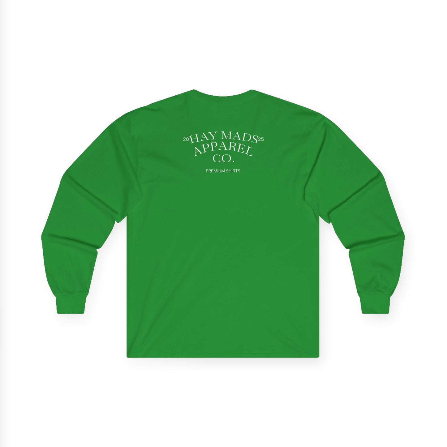 Running Club Crest Long Sleeve Tee — "Mother's Running Team" Graphic