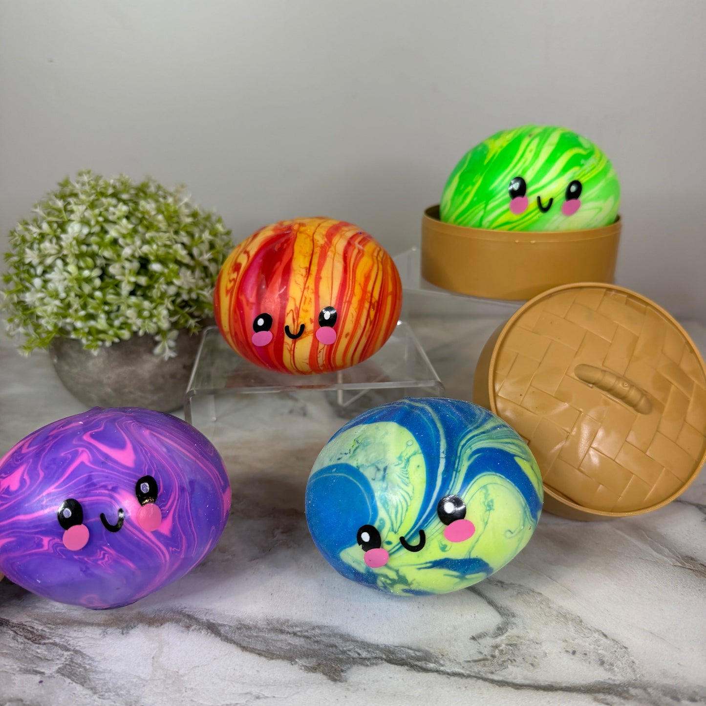 Squishy Toy - Viral Dumpling, Marble