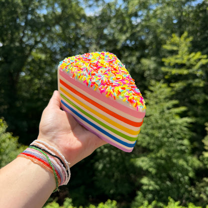 Squishy Toy - Rainbow Cake