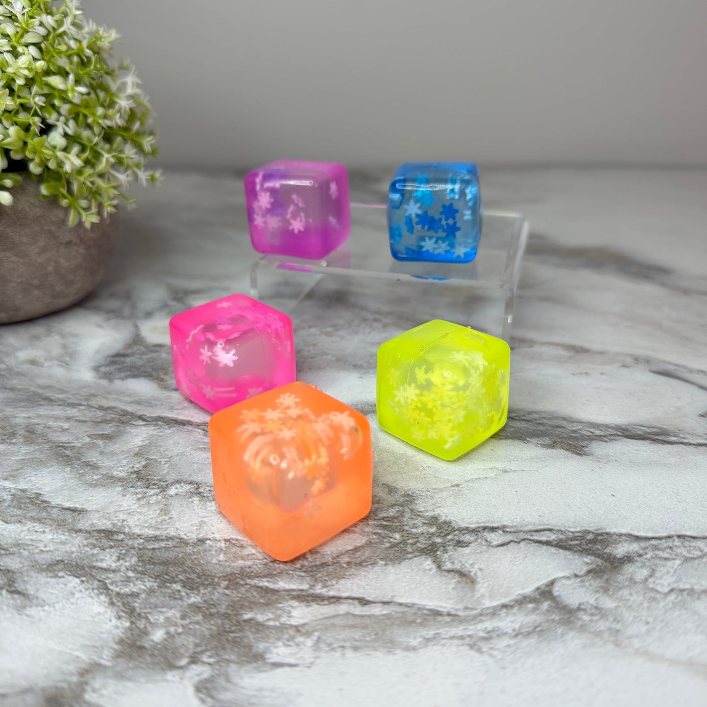 Ice Cube Squishy Toy - Snowflake