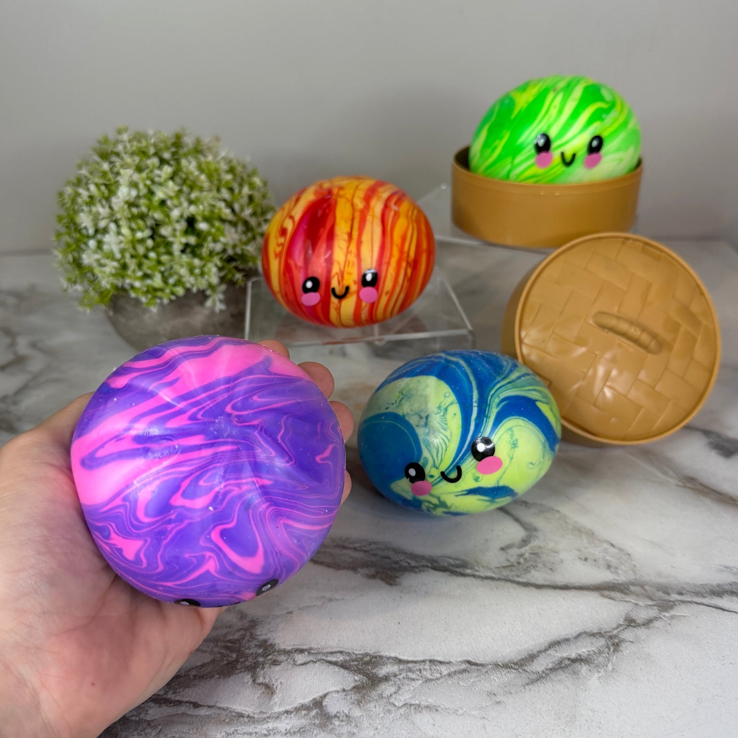 Squishy Toy - Viral Dumpling, Marble