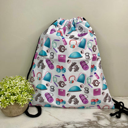 Drawstring Bag - Gym Exercise Equipment