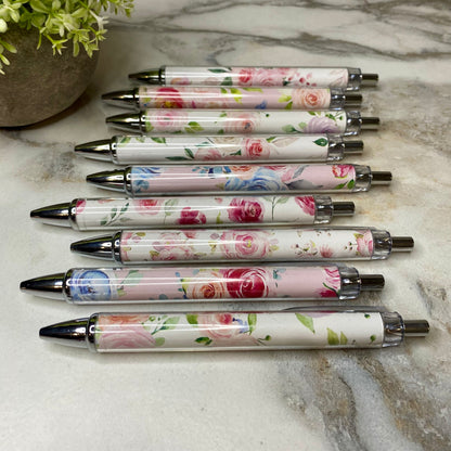 Pen - Clear Roses