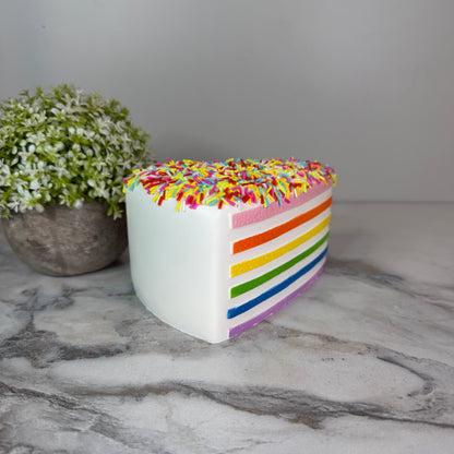 Squishy Toy - Rainbow Cake