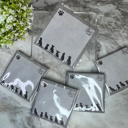 The Sticky Note Collection - Dog Paw Ruff