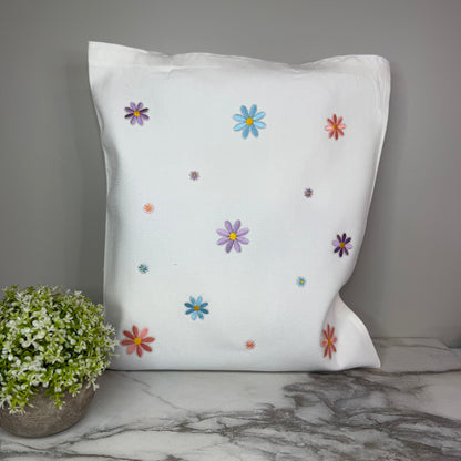 Tote Bag - Floral Patches